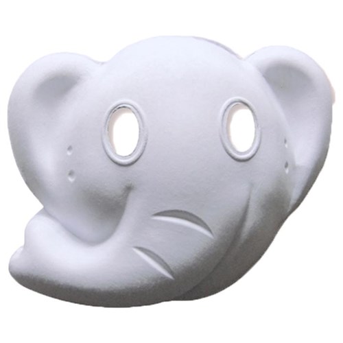 verkoop - attributen - Maskers - Beschilderbaar masker olifant